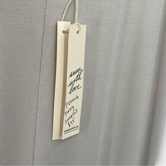 Lovestitch Mazzy Jumpsuit Sleeveless Relaxed Fit in Light Sage Size M/L NWT - Picture 9 of 10